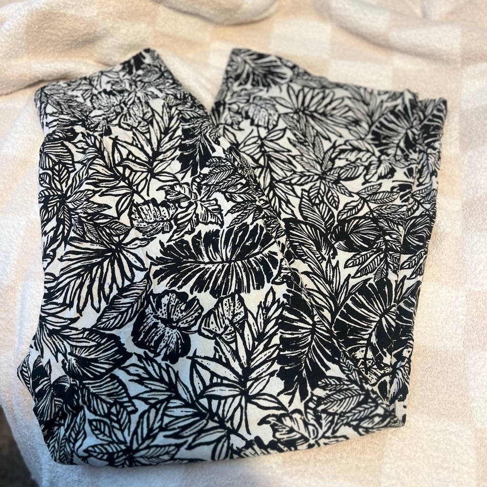 floral flowy pants